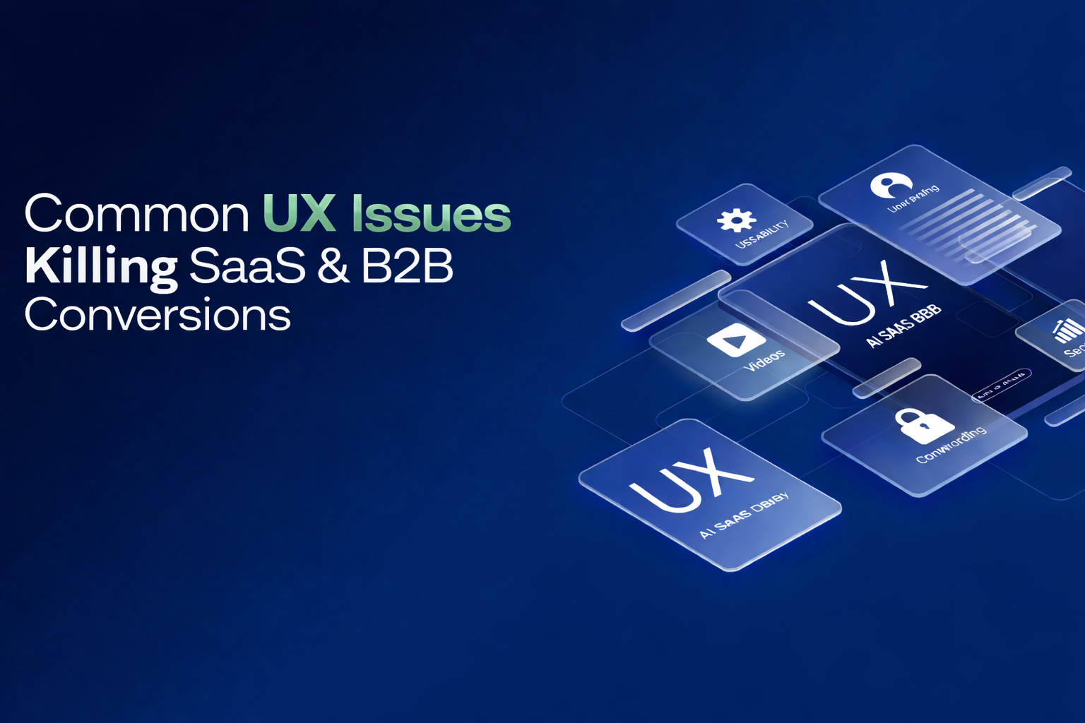 Common UX Issues That Kill Conversions on SaaS & B2B Websites