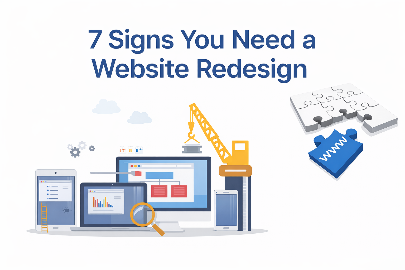 7 Signs You Need a Website Redesign in 2026 (Not a Full Revamp)