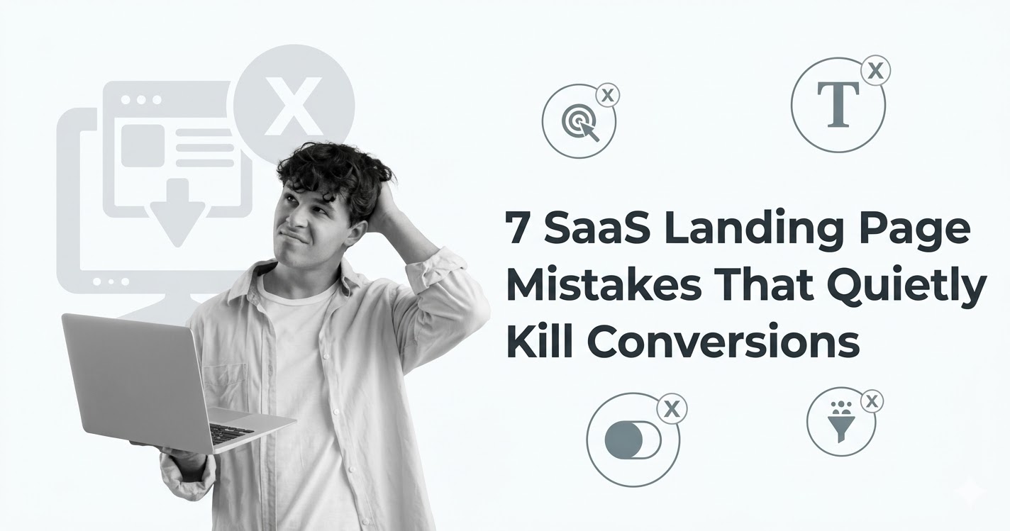 7 SaaS Landing Page Mistakes Killing Your Conversions (And How to Fix Them)