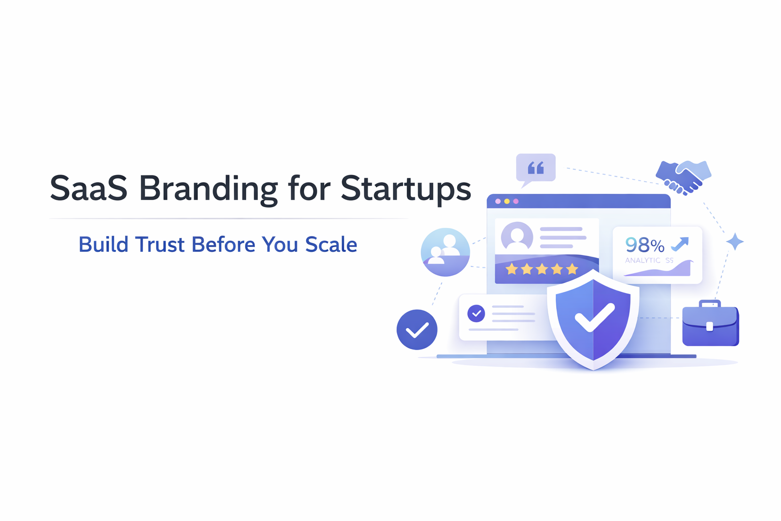 SaaS Branding for Startups: How to Build Trust Before You Scale