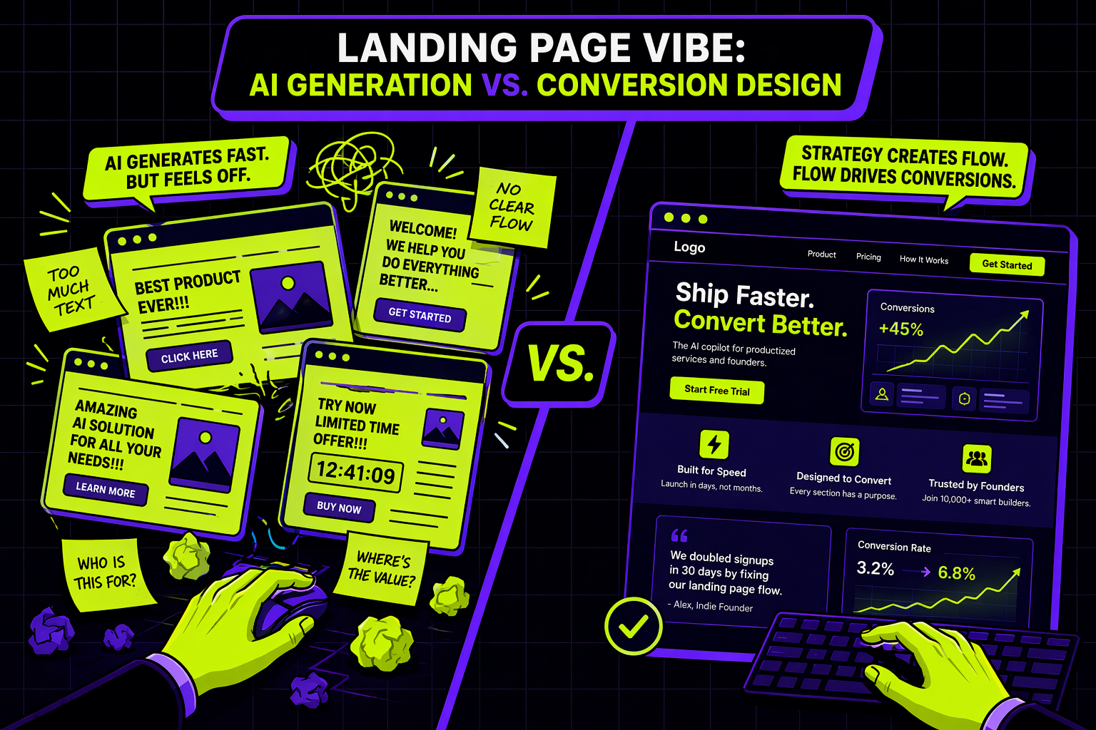 Should Your SaaS Team Use Vibe Design or Hire a Design Partner?