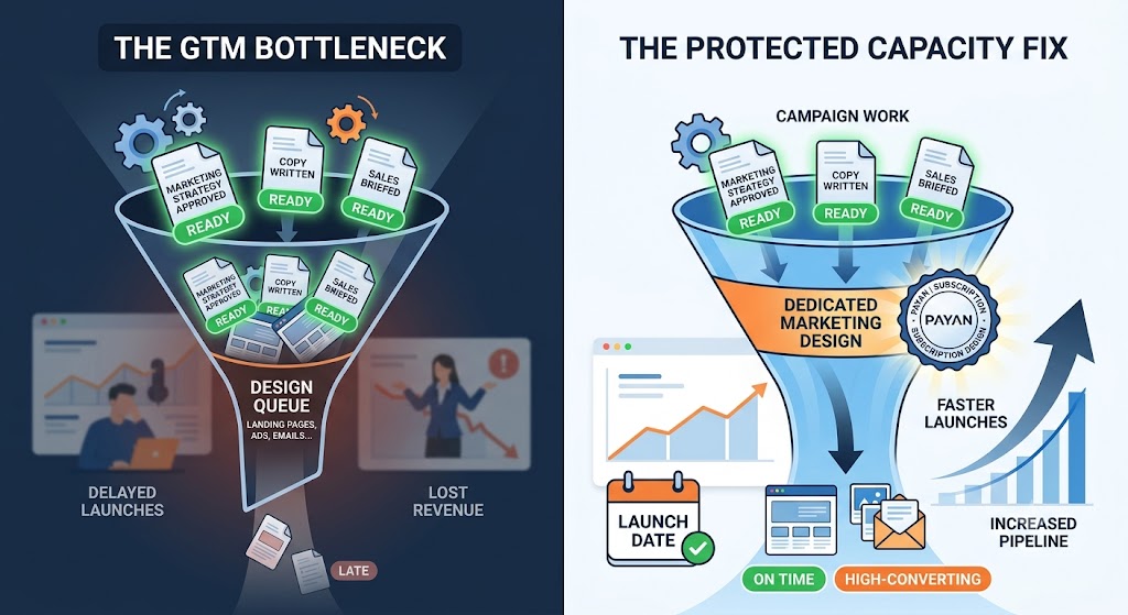 Every Campaign Waits on Design: Fixing the Slowest Step in Your GTM