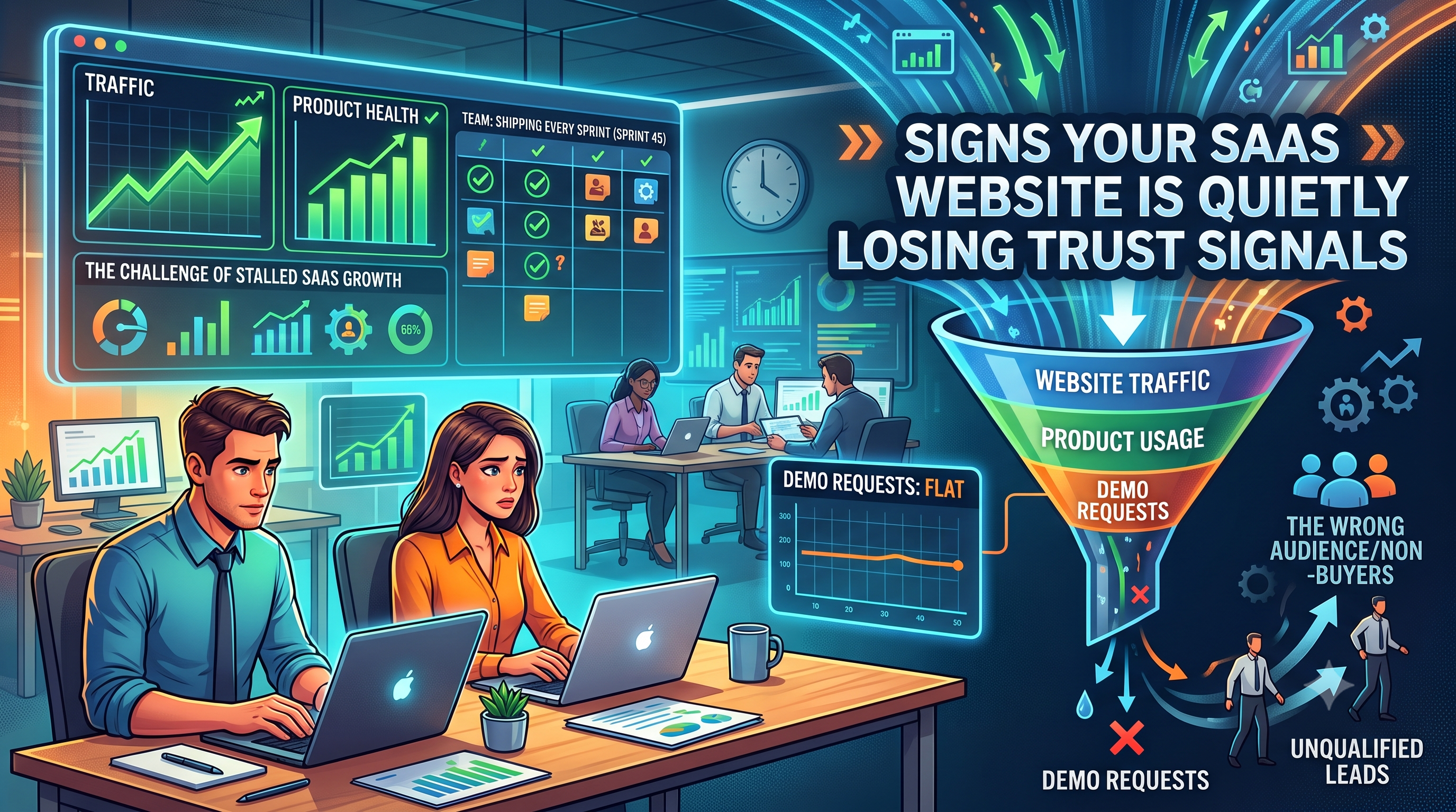 Signs Your SaaS Website Is Quietly Losing Trust Signals