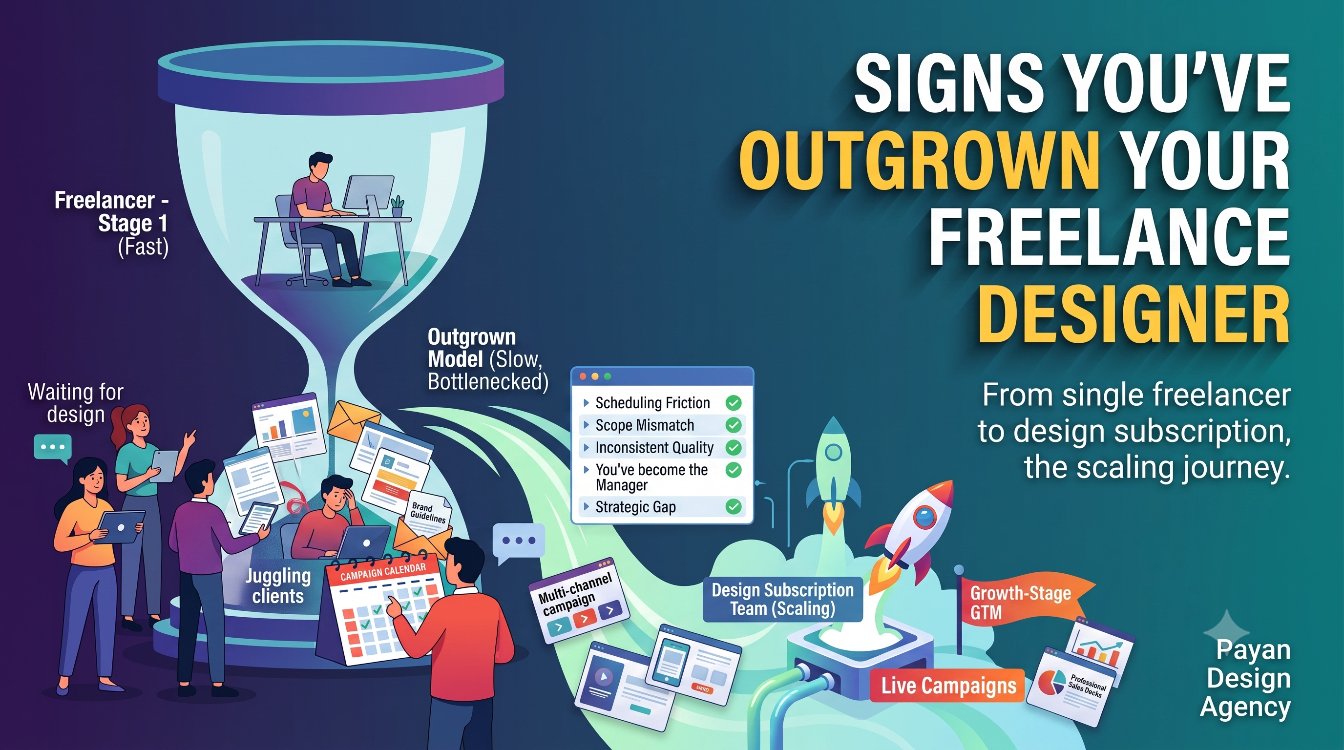 Signs You've Outgrown Your Freelance Designer